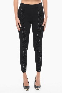 �t�B���b�v�v���C�� PHILIPP PLEIN ���M���X ���f�B�[�X �u���b�N Leggings F18C WRT0464 PTE003N 02 �֐� �������� dk