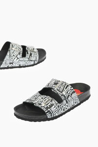 ���X�L�[�m MOSCHINO �T���_�� ���f�B�[�X �u���b�N Sandals JA28073G0CIJ000A �֐� �������� dk