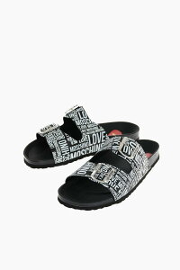 ���X�L�[�m MOSCHINO �T���_�� ���f�B�[�X �u���b�N Sandals JA28073G1CIJ000A �֐� �������� dk