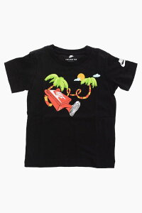 �i�C�L NIKE KIDS �����O�X���[�uT�V���c T�V���c �{�[�C�Y �u���b�N Long sleeve t-shirts 86G512 023 �֐� �������� dk