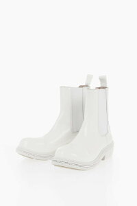 �{�b�e�K ���F�l�^ BOTTEGA VENETA �u�[�c ���f�B�[�X �z���C�g Boots 754259V3H80 9122 �֐� �������� dk