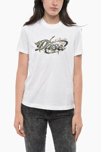 �f�B�[�[�� DIESEL �|���V���c T�V���c ���f�B�[�X �z���C�g T-shirts and polo shirts A17096 RHERA 100 �֐� �������� 2026AW dk