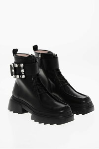 ���W�F ���B���B�G ROGER VIVIER �t���b�g�u�[�c �u�[�c ���f�B�[�X �u���b�N Flat boots RVW71036420SOAB999 �֐� �������� 2026AW dk
