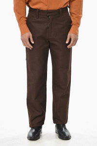 �I�t�z���C�g OFF WHITE �Y�{�� �p���c �����Y �u���E�� Trousers OMCG023F20FAB0016000 �֐� �������� dk