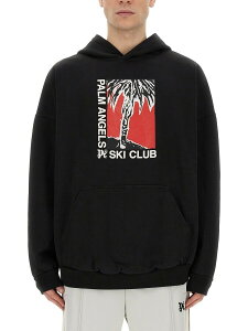 �p�[�� �G���W�F���X PALM ANGELS �X�E�F�b�g�V���c �g���[�i�[ �����Y �u���b�N Sweatshirts 312365 �֐� �������� 2024SS el