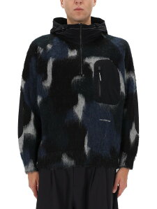 �A���h�����_�[ AND WANDER �Z�[�^�[ �j�b�g�E�F�A �����Y �u���b�N Knitwear 374334 �֐� �������� 2025AW el