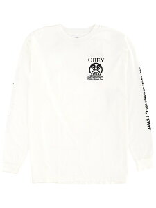 �I�x�C OBEY T�V���c �����Y �z���C�g T-shirts 376178 �֐� �������� 2025AW el