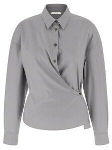 �����[�� LEMAIRE �V���c ���f�B�[�X �O���[ Shirts 406273 �֐� �������� 2025AW el