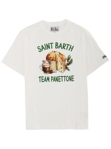 �G���V�[�c�[�Z�C���g�o�[�X MC2 SAINT BARTH T�V���c �����Y �z���C�g T-shirts 383140 �֐� �������� 2025AW el