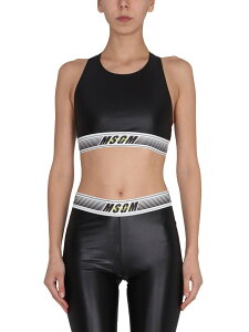 �G���G�X�W�[�G�� MSGM T�V���c �g�b�v�X ���f�B�[�X �u���b�N T-shirts and tops 229327 �֐� �������� 2022SS el