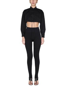 ANDREA ADAMO �V���c ���f�B�[�X �u���b�N Shirts 228418 �֐� �������� 2022SS el