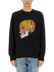 �|�[���X�~�X PAUL SMITH �X�E�F�b�g�V���c �g���[�i�[ �����Y �u���b�N Sweatshirts 347443 �֐� �������� 2025SS el