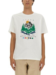 �|�[���X�~�X PAUL SMITH T�V���c �����Y �z���C�g T-shirts 295488 �֐� �������� 2023AW el
