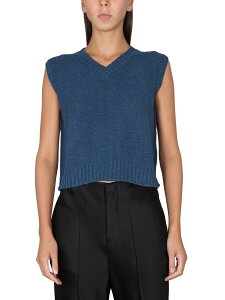 ���]�� �}���W�F�� MAISON MARGIELA �W�� �x�X�g ���f�B�[�X �u���[ Vests 276193 �֐� �������� 2023SS el