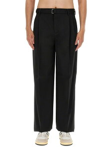 �����o�� LANVIN �Y�{�� �p���c �����Y �u���b�N Trousers 275896 �֐� �������� 2023SS el