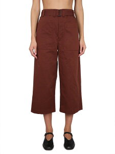 �����[�� LEMAIRE �Y�{�� �p���c ���f�B�[�X �u���E�� Trousers 280497 �֐� �������� 2023SS el