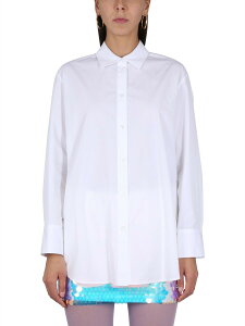 �j�i ���b�` NINA RICCI �V���c ���f�B�[�X �z���C�g Shirts 281049 �֐� �������� 2023SS el