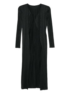 PLEATS PLEASE ISSEY MIYAKE �g�����`�R�[�g �R�[�g ���f�B�[�X �u���b�N Coats and trench coats 386728 �֐� �������� 2025AW el