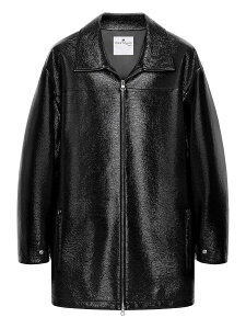 �N���[�W�� COURREGES �X�[�c�W���P�b�g �X�[�c �W���P�b�g ���f�B�[�X �u���b�N Suit Jackets 410530 �֐� �������� 2025AW el