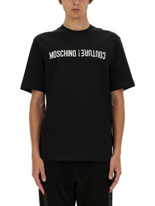���X�L�[�m MOSCHINO T�V���c �����Y �u���b�N T-shirts 333063 �֐� �������� 2024AW el