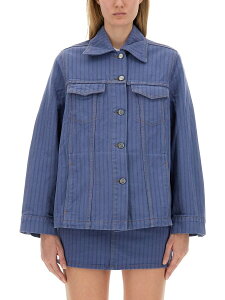 �K�j�[ GANNI �X�[�c�W���P�b�g �X�[�c �W���P�b�g ���f�B�[�X �u���[ Suit Jackets 333103 �֐� �������� 2024AW el