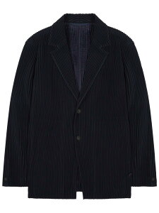 HOMME PLISSE' ISSEY MIYAKE �W���P�b�g �����Y �u���b�N Jackets 390216 �֐� �������� 2025SS el