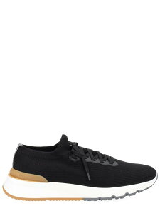 �u���l�� �N�`�l�� BRUNELLO CUCINELLI �X�j�[�J�[ �����Y �u���b�N Sneakers 402955 �֐� �������� 2026SS el