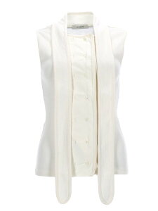 �����[�� LEMAIRE T�V���c �g�b�v�X ���f�B�[�X �z���C�g T-shirts and tops 398722 �֐� �������� 2026SS el