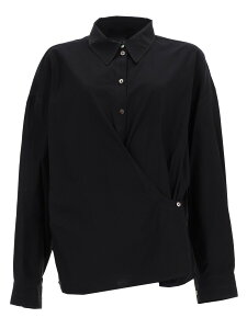 �����[�� LEMAIRE �V���c ���f�B�[�X �u���b�N Shirts 400488 �֐� �������� 2026SS el
