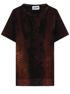 �W�����|�[���E�S���`�G JEAN PAUL GAULTIER �|���V���c T�V���c ���f�B�[�X �u���E�� T-shirts and polo shirts 392370 �֐� �������� 2026SS el
