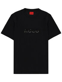 ヒューゴ HUGO Tシャツ メンズ ブラック T-shirts 409288 関税 送料無料 2026SS el