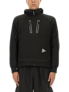 �A���h�����_�[ AND WANDER �X�E�F�b�g�V���c �g���[�i�[ �����Y �u���b�N Sweatshirts 340825 �֐� �������� 2024AW el