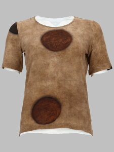 ���}���� UMA WANG T�V���c �g�b�v�X ���f�B�[�X �x�[�W�� T-shirts and tops 397262 �֐� �������� 2026SS el