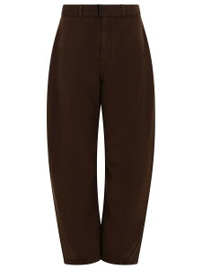 �����[�� LEMAIRE �Y�{�� �p���c ���f�B�[�X �u���E�� Trousers 392152 �֐� �������� 2026SS el
