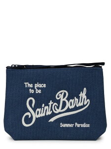 �G���V�[�c�[�Z�C���g�o�[�X MC2 SAINT BARTH �N���b�`�o�b�O ���f�B�[�X �u���[ Clutch and wristlets bags 411145 �֐� �������� 2026SS el
