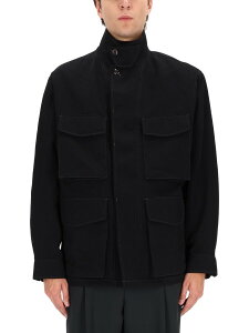 �����[�� LEMAIRE �W���P�b�g �����Y �u���b�N Jackets 363503 �֐� �������� 2025AW el