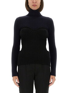 �W�����|�[���E�S���`�G JEAN PAUL GAULTIER �Z�[�^�[ �j�b�g�E�F�A ���f�B�[�X �u���[ Knitwear 365028 �֐� �������� 2025AW el