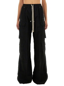 ���b�N�E�I�E�G���X�E�_�[�N�V���h�E RICK OWENS DRKSHDW �Y�{�� �p���c ���f�B�[�X �u���b�N Trousers 365166 �֐� �������� 2025AW el