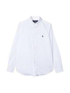 �|���E�����t���[���� POLO RALPH LAUREN �|���V���c �g�b�v�X �{�[�C�Y �z���C�g Polo shirts 367467 �֐� �������� 2025AW el