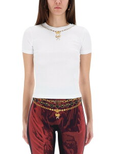 �}���[���Z�� MARINE SERRE �|���V���c T�V���c ���f�B�[�X �z���C�g T-shirts and polo shirts 367394 �֐� �������� 2025AW el