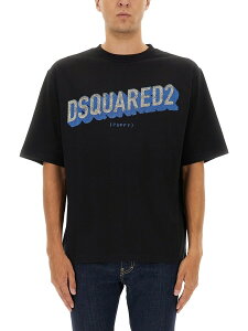 �f�B�[�X�N�G�A�[�h DSQUARED2 T�V���c �����Y �u���b�N T-shirts 367646 �֐� �������� 2025AW el