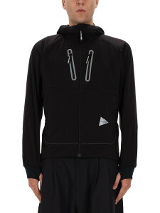 �A���h�����_�[ AND WANDER �W���P�b�g �����Y �u���b�N Jackets 369538 �֐� �������� 2025AW el