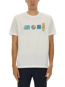 �|�[���X�~�X PAUL SMITH T�V���c �����Y �z���C�g T-shirts 370052 �֐� �������� 2025AW el