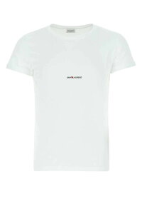 �C�� �T�����[���� SAINT LAURENT PARIS T�V���c �����Y �z���C�g T-shirts 464572YB2DQ 9000 White �֐� �������� 2026SS gb