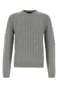 �v���_ PRADA �Z�[�^�[ �j�b�g�E�F�A �����Y �O���[ Knitwear UMF110SOOO17T1 F0031 Grey �֐� �������� 2025AW gb