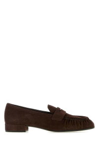 �v���_ PRADA ���[�t�@�[ ���f�B�[�X �u���E�� Loafers 1D175OF020008 F0003 Brown �֐� �������� 2026AW gb