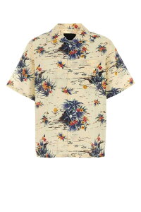 �v���_ PRADA �V���c �����Y Shirts UCS414SUMO16YK F0032 Exotic �֐� �������� 2025SS gb