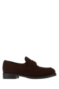 �v���_ PRADA ���[�t�@�[ ���f�B�[�X �u���E�� Loafers 1D329NFDX25103 F0003 Brown �֐� �������� 2026AW gb