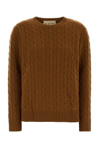 ���@�����e�B�m �K�����@�[�j VALENTINO GARAVANI �Z�[�^�[ �j�b�g�E�F�A ���f�B�[�X �u���E�� Knitwear 9B3KC75HAF1 10R Camel �֐� �������� 2026AW gb