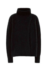 ���}���� UMA WANG �Z�[�^�[ �j�b�g�E�F�A ���f�B�[�X �u���b�N Knitwear UK7164 UW900 Black �֐� �������� 2026AW gb